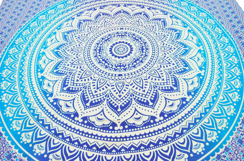Großes Mandala Wandtuch 200x220cm Baumwolle Dekor Tagesdecke