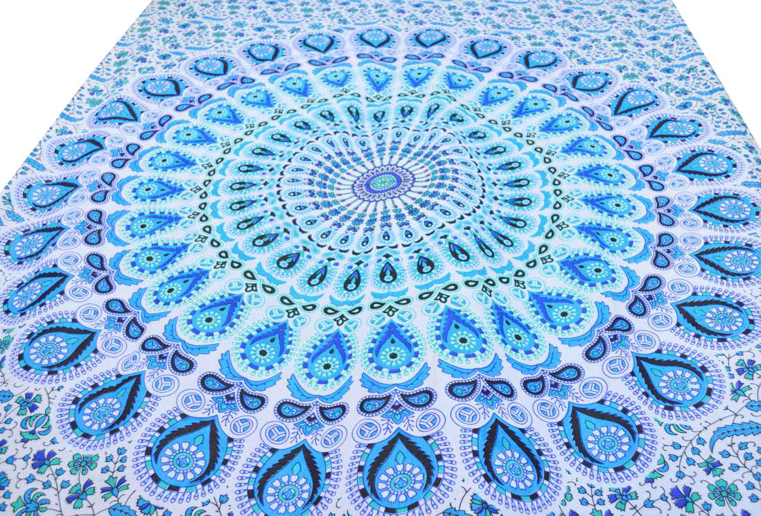 Mandala Wandtuch Single Wandbehang Tuch