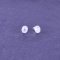 Mondstein Silber Ohrstecker, oval - Talisman Silberschmuck