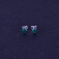Apatit Silber Ohrstecker, Tropfen - Talisman Silberschmuck