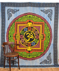 Om-Zeichen Wandtuch Yantra Goa-Tuch