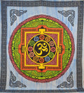 Om-Zeichen Wandtuch Yantra Goa-Tuch