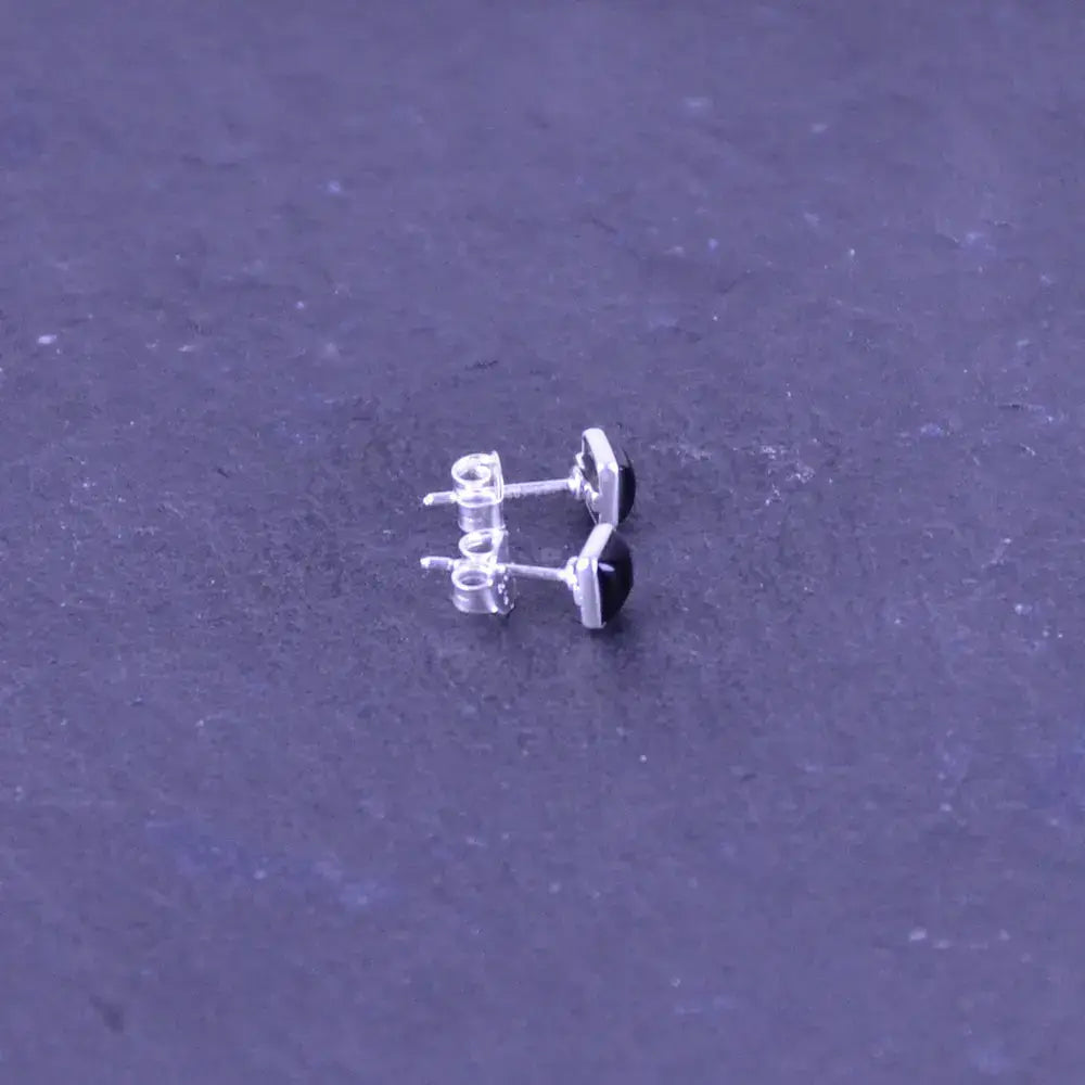 Onyx Ohrstecker Silber - Talisman Silberschmuck