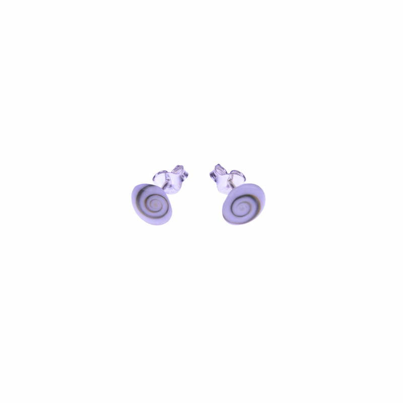 Shivaauge Ohrstecker, 925-Silber oval - Talisman Silberschmuck