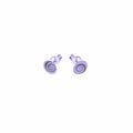 Shivaauge Ohrstecker, 925-Silber oval - Talisman Silberschmuck