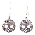 Yggdrasil Ohrringe - keltisch Silberschmuck