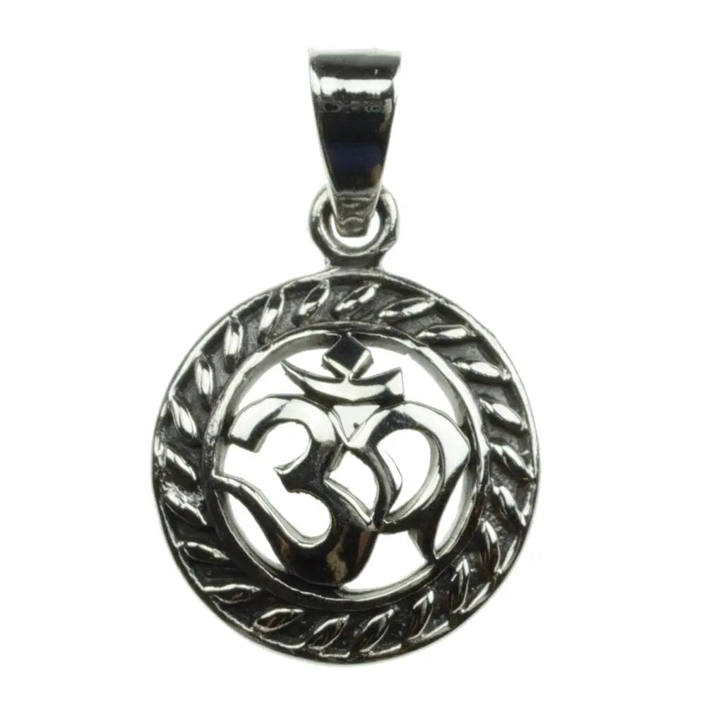 OM Anhänger Silber - 925 Silberschmuck
