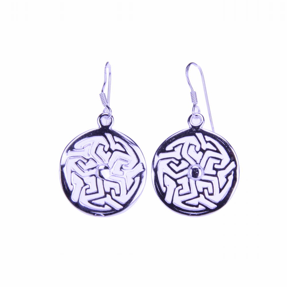 Tribal Silberohrringe - Silberschmuck