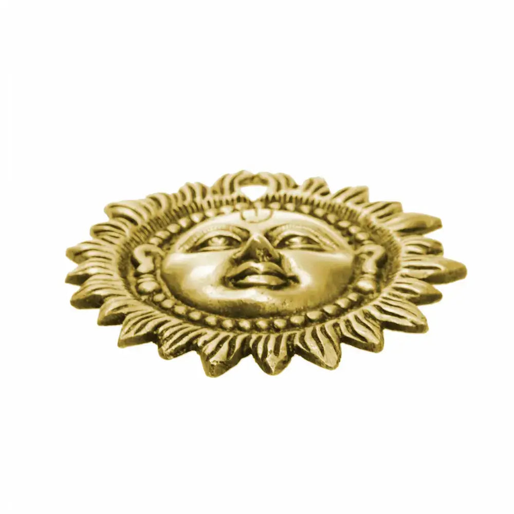 Messing Sonne Wandschmuck indische Messingsonne