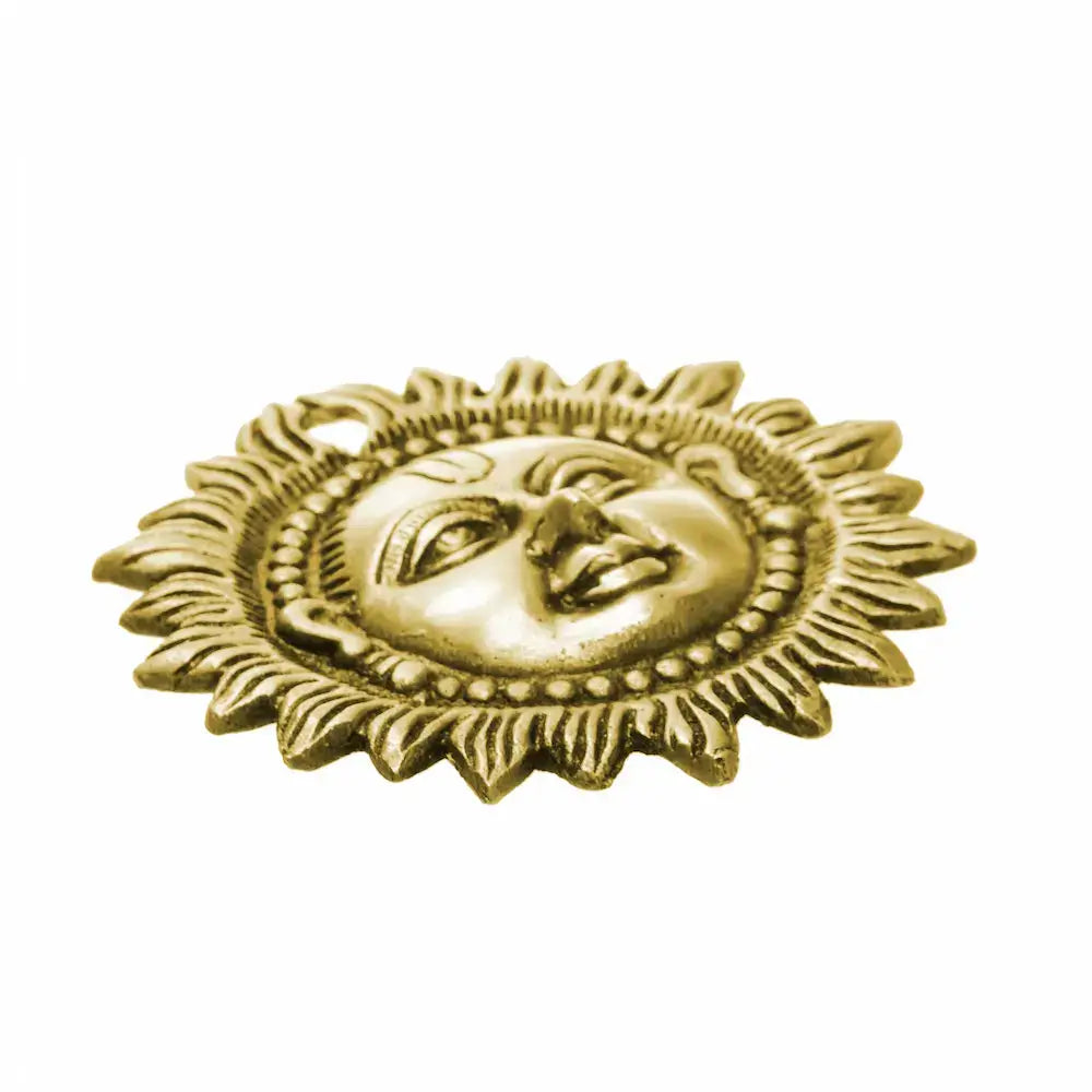 Messing Sonne Wandschmuck indische Messingsonne