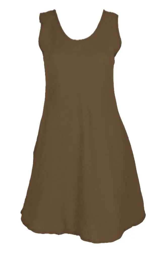TALISMAN Big Size kurzes Vollträgerkleid – S-XXL