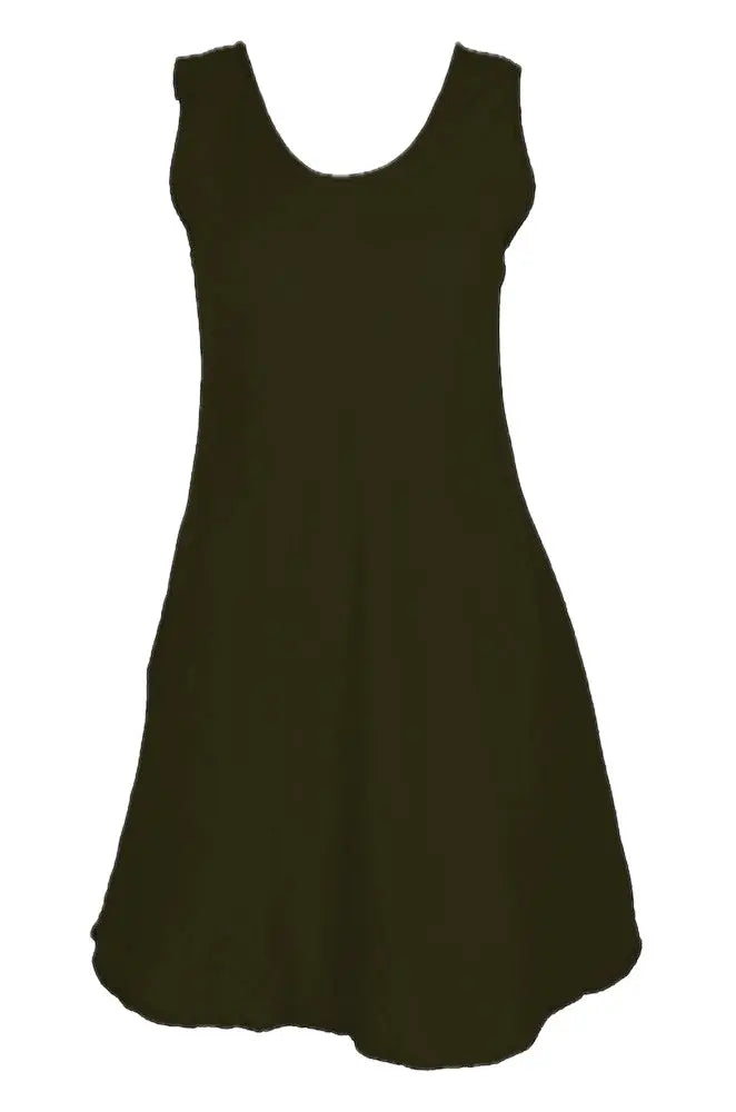 TALISMAN Big Size kurzes Vollträgerkleid – S-XXL