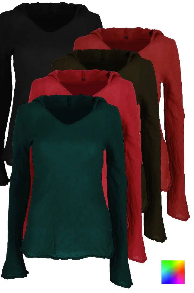 TALISMAN Elfenshirt – lange Zipfelkapuze, Goa psy