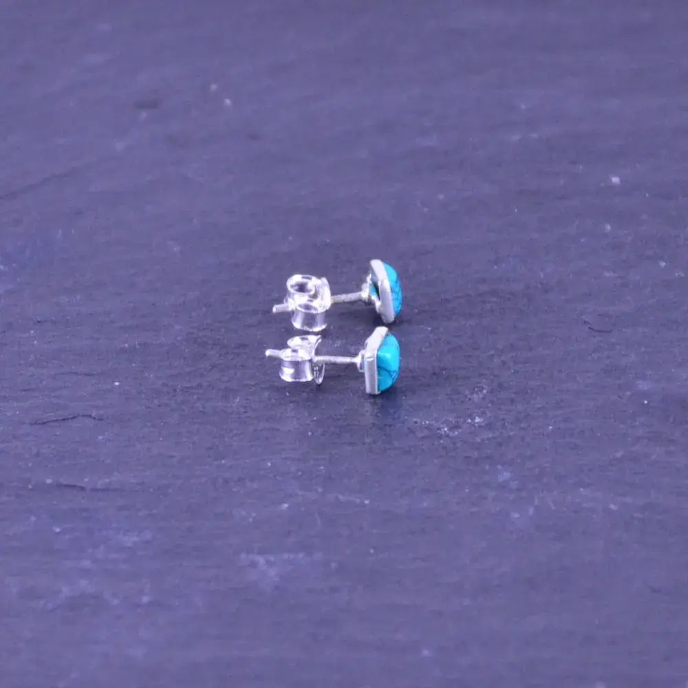 Türkis Ohrstecker Silber - Talisman Silberschmuck