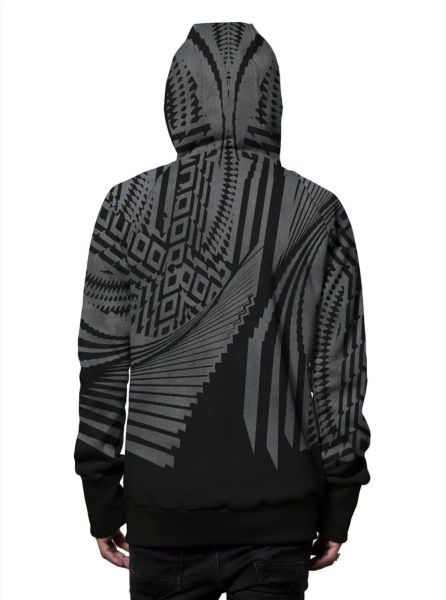 Plazmalab Atar Sweat-Hoody Jacke Männer Schwarz